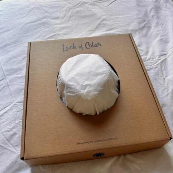 NWT Lack of Color Ivy Beverly Sun Hat White & Ivory Large Retail Price $149.00 - Picture 12 of 14